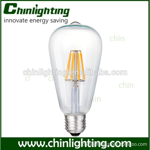 ST64 e27 led filament bulb lamp 140lm/w retro led edison filament light wholesale lamp